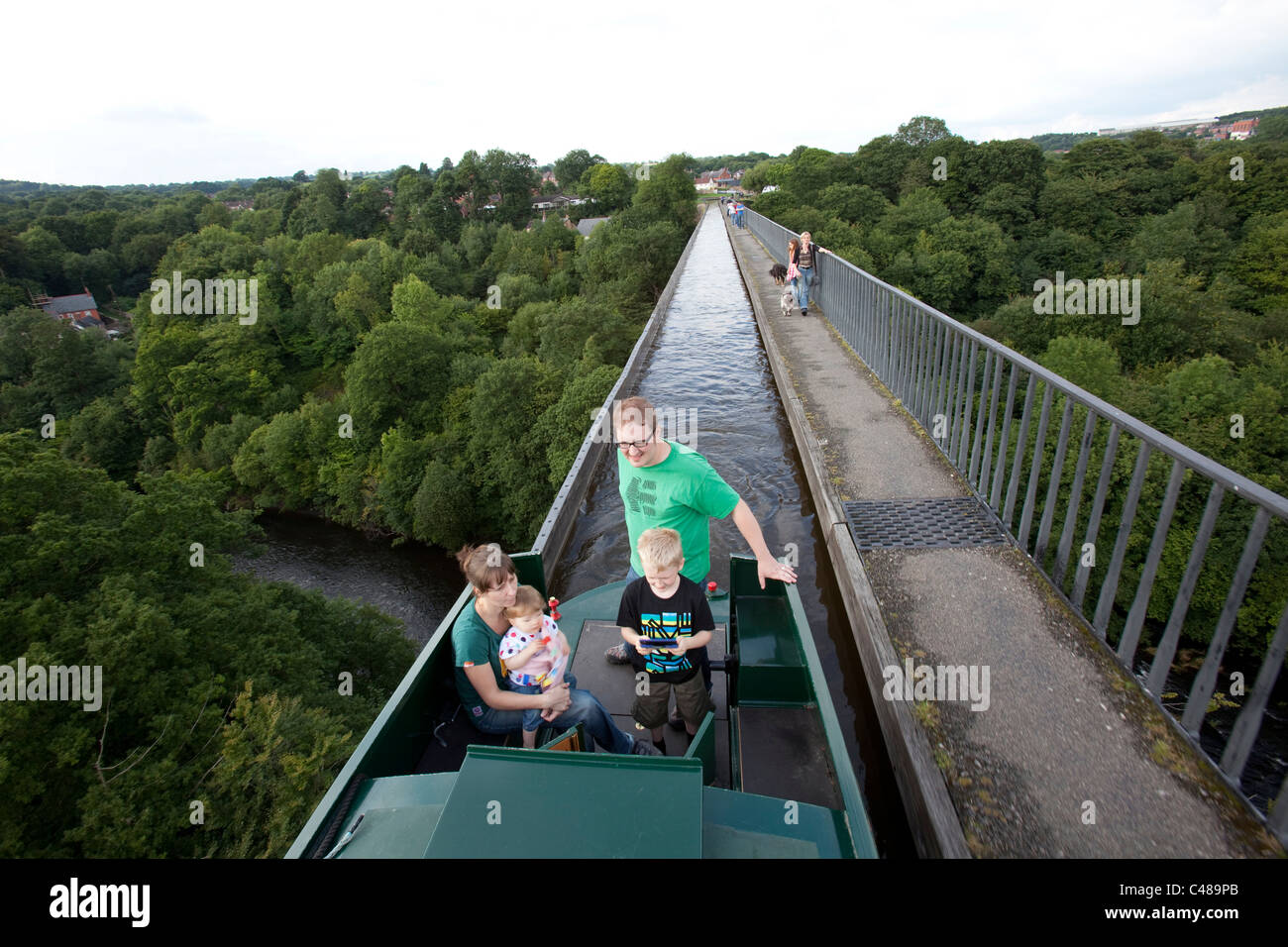 Pontcysyllte Aqueduct . Llangollen.`Wales Stock Photo